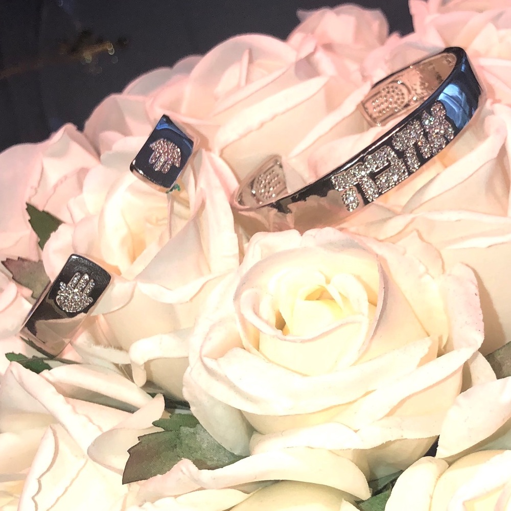 Hebrew love AHAVA bracelet designed by Ana Ungar